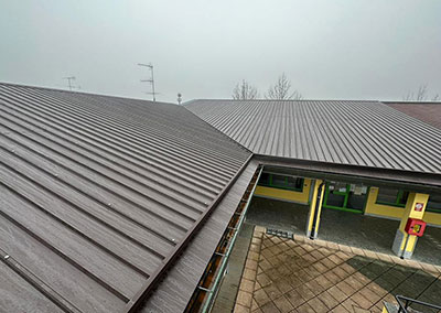 Intervento in sovra-copertura su tetto Novara